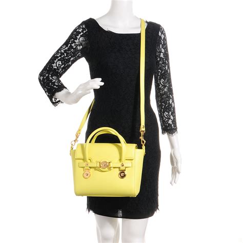 mustard yellow versace purse|Versace Yellow Handbags .